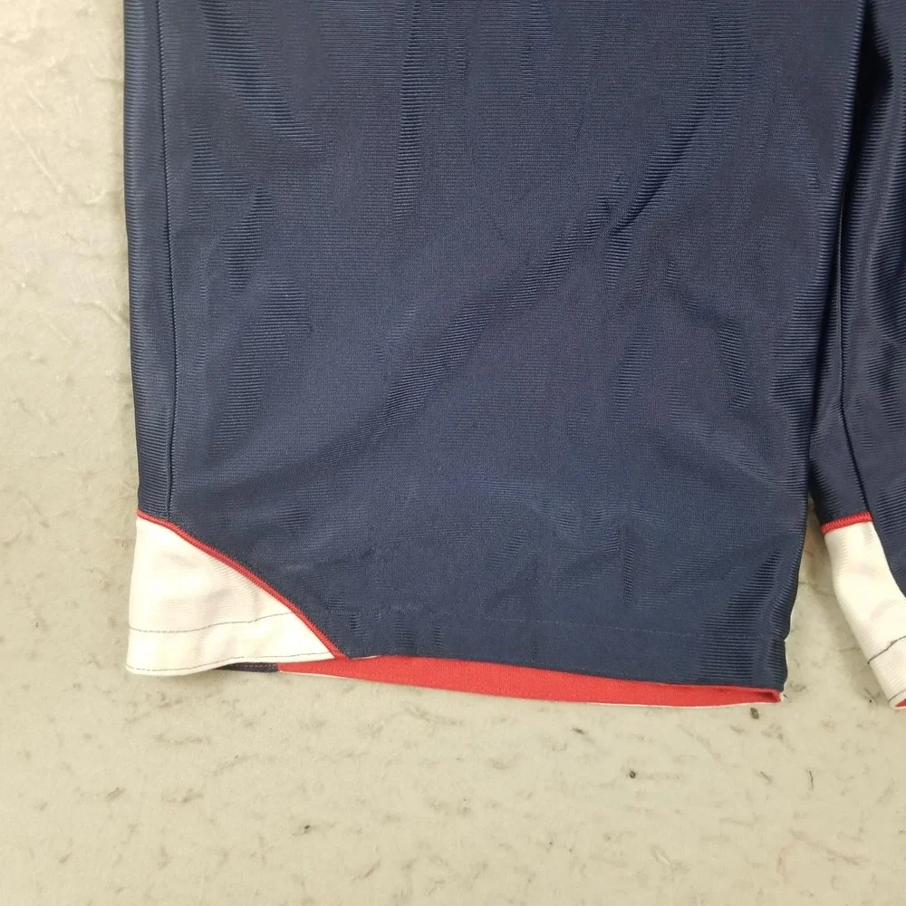 AND1 Reversible Shorts Mens 32 Red Navy Athletic Basketball Mesh Drawstring